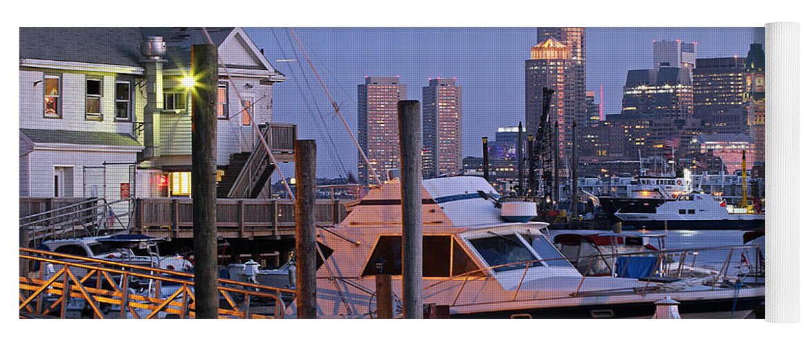 Boston Yachting Yoga Mat featuring the photograph Boston Yachting by Juergen Roth