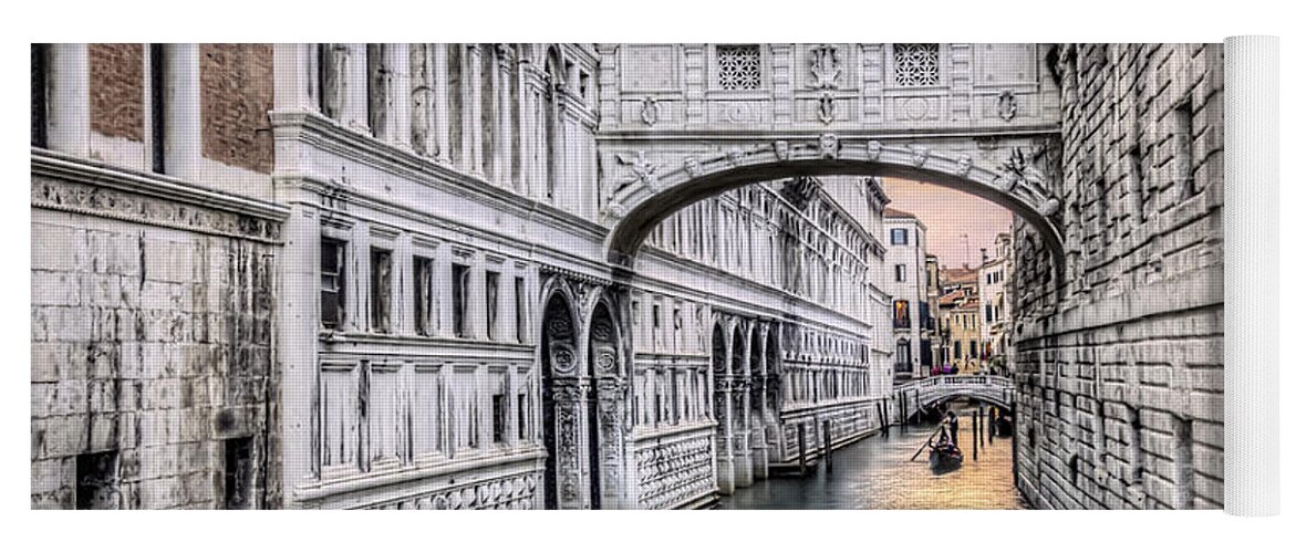Ancient Yoga Mat featuring the photograph Bridge of Sighs by Maria Coulson