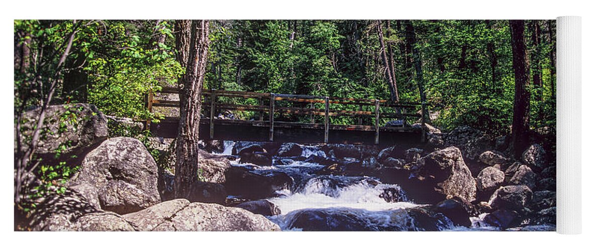 Mountains Yoga Mat featuring the photograph Bridge Over Troubled Water by Kathy McClure