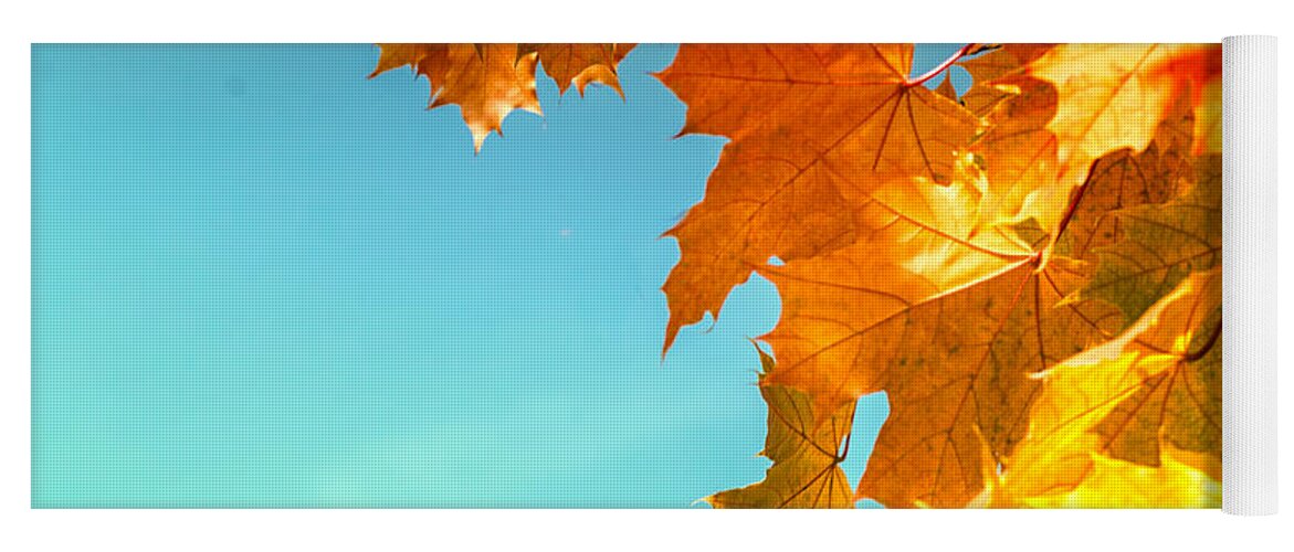 Autumnal Yoga Mat featuring the photograph The Lord of Autumnal Change by John Williams