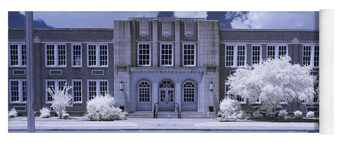Bchs Yoga Mat featuring the photograph Brookland-Cayce HS-ir by Charles Hite