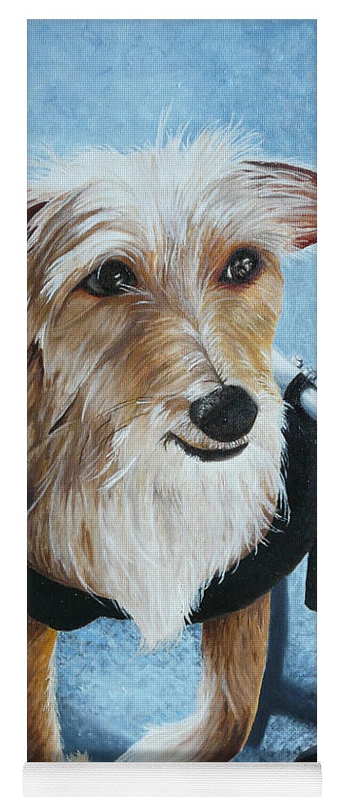 Pet Yoga Mat featuring the painting Buddy's Hope by Vic Ritchey