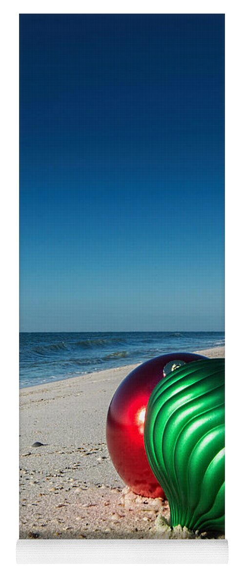 Alabama Yoga Mat featuring the photograph Bulbs on the Beach verticle by Michael Thomas
