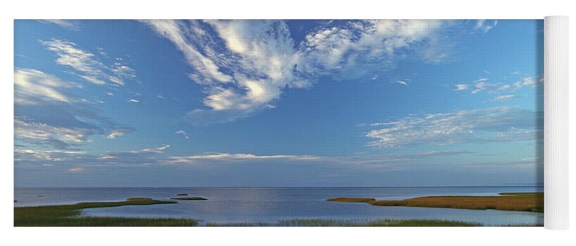Paine's Creek Beach & Landing Yoga Mat featuring the photograph Cape Cod Bay by Juergen Roth