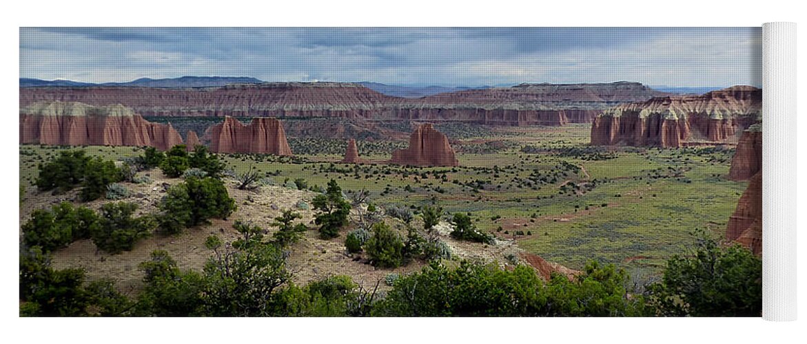 Capital Reef National Park Yoga Mat featuring the photograph Capital Reef-Cathedral Valley 22 by JustJeffAz Photography
