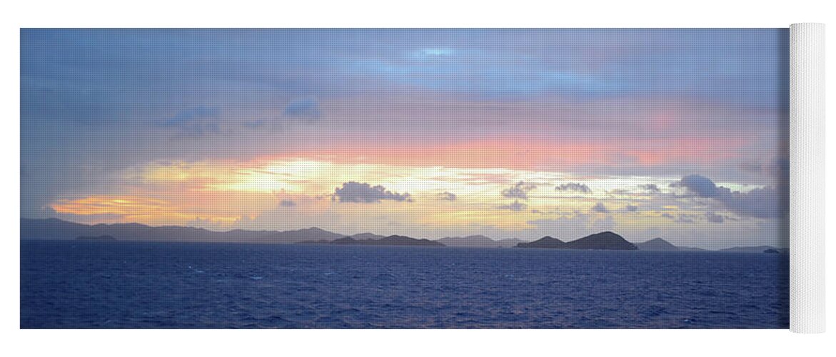 Tortola Yoga Mat featuring the photograph Caribbean Sea by Michael Hills