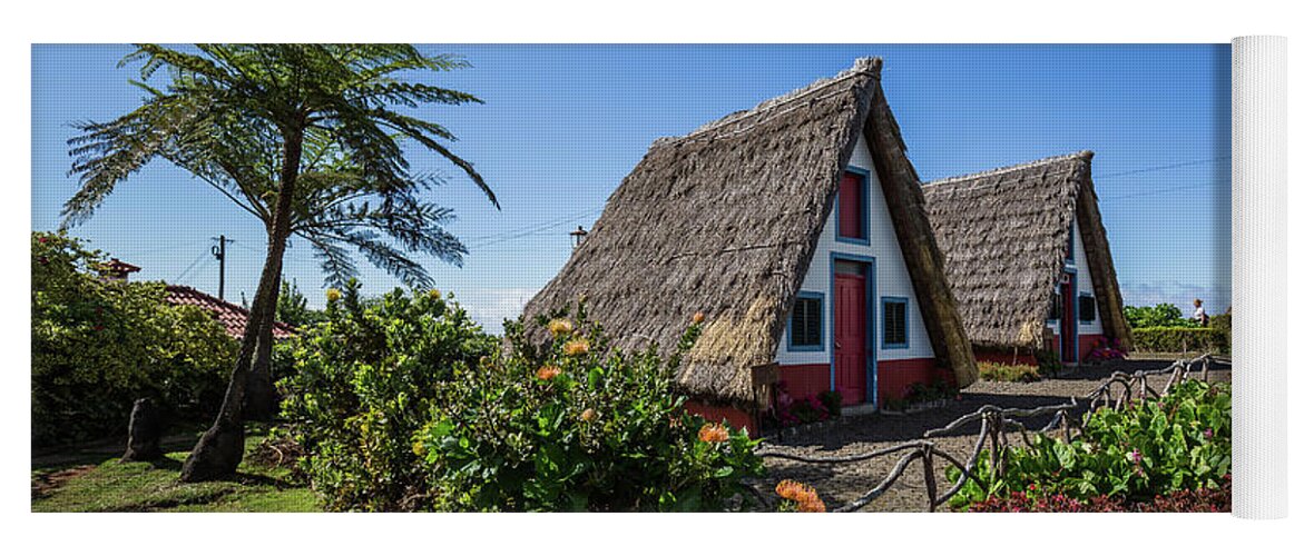 Houses Yoga Mat featuring the photograph Casas de Colmo by Eva Lechner