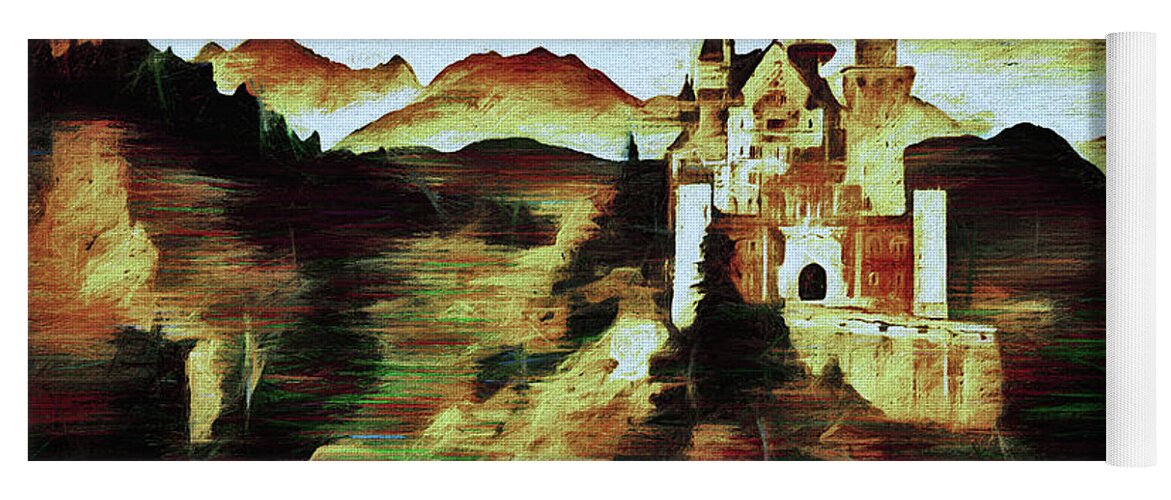 Castle Yoga Mat featuring the photograph Castle by Jack Torcello