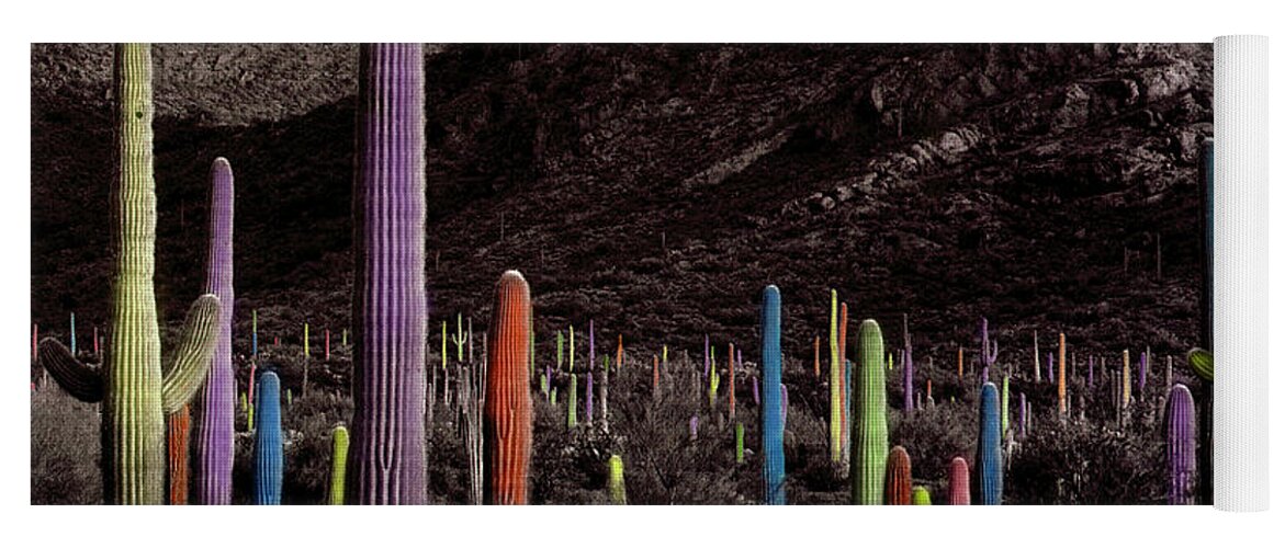  Cactus Yoga Mat featuring the photograph Celebrate Diversity by Joanne West