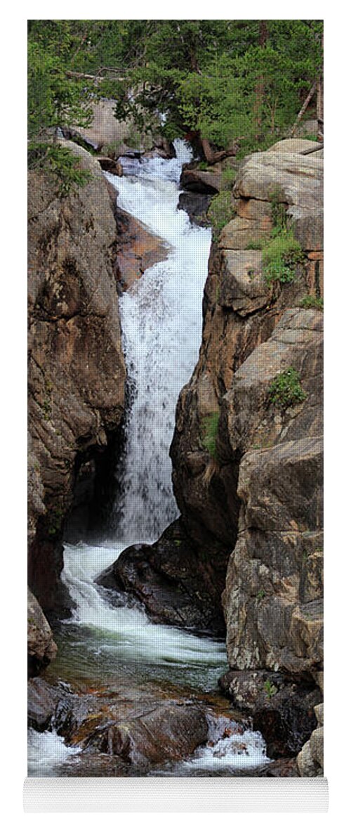 Chasm Falls Yoga Mat featuring the photograph Chasm Falls 2 - Panorama by Shane Bechler