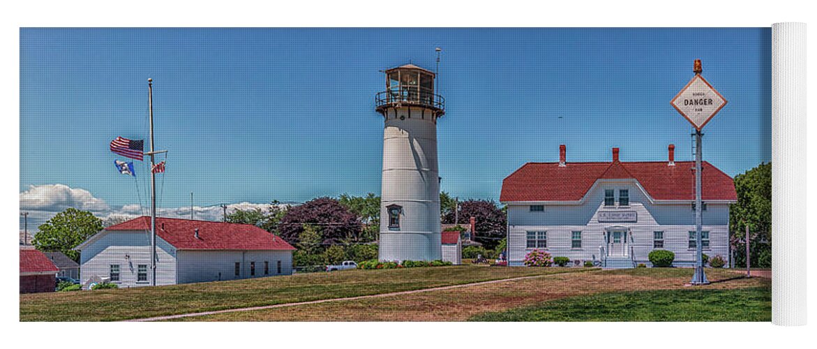 Chatham Light Yoga Mat featuring the photograph Chatham Light by Brian MacLean