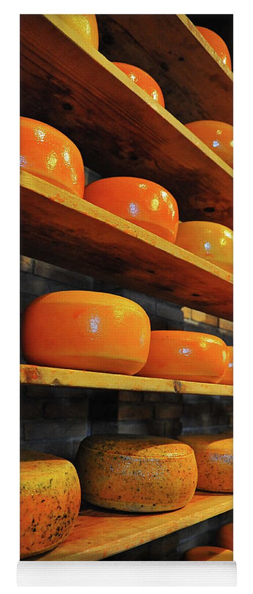 Cheese Photographs Yoga Mat featuring the photograph Cheese in Holland by Harry Spitz
