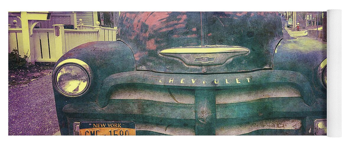Chevrolet Yoga Mat featuring the photograph Chevy by Frank Winters