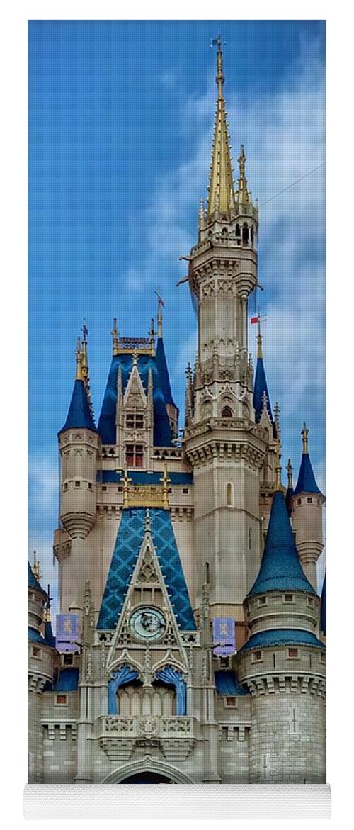 Castle Yoga Mat featuring the photograph Cinderella Castle by Chris Montcalmo
