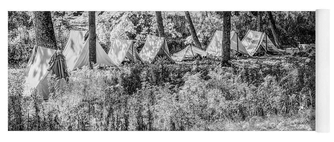 Trees Yoga Mat featuring the photograph Civil War at Wolcott Mill Metro park by LeeAnn McLaneGoetz McLaneGoetzStudioLLCcom