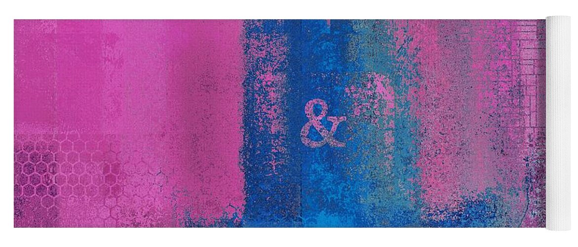 Abstract Yoga Mat featuring the digital art Classico - s0307d by Variance Collections