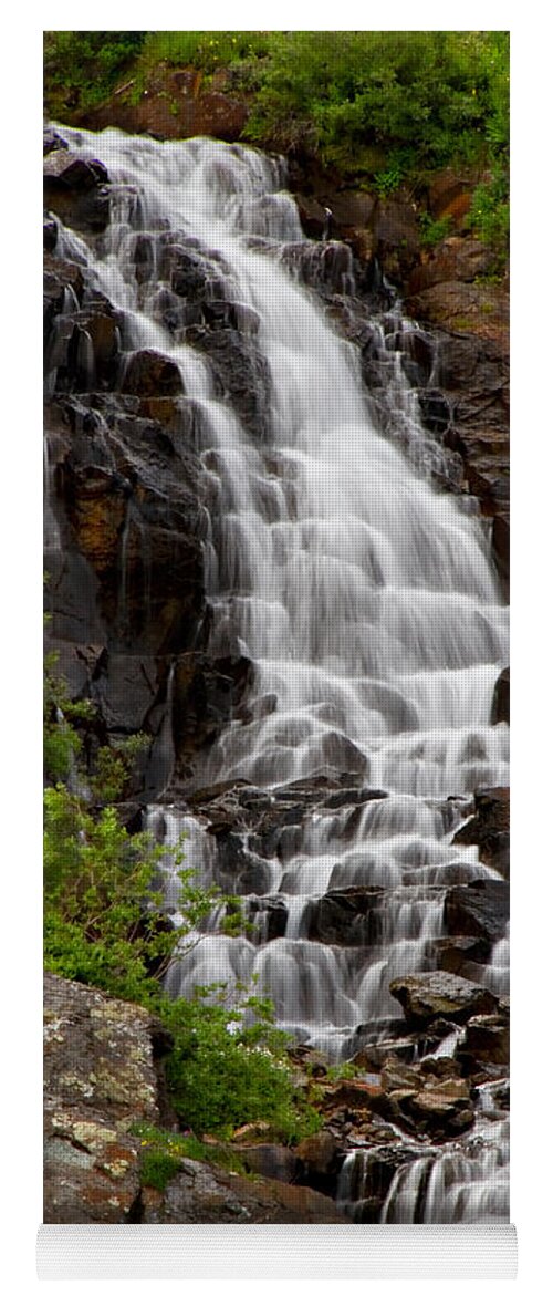 4wheel Drive Road Yoga Mat featuring the photograph Clear Lake Falls by Lana Trussell