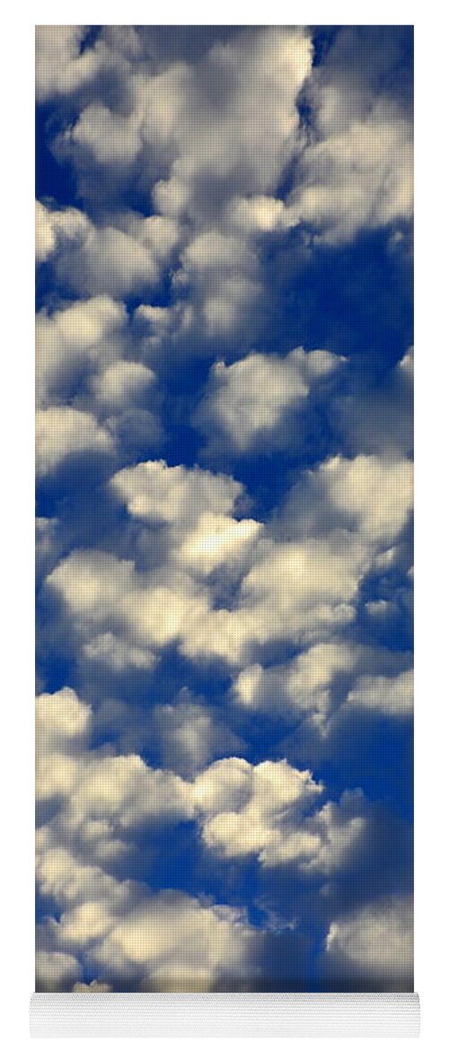 Cloud Abstract Yoga Mat featuring the photograph Clouds Abstract by Lisa Wooten