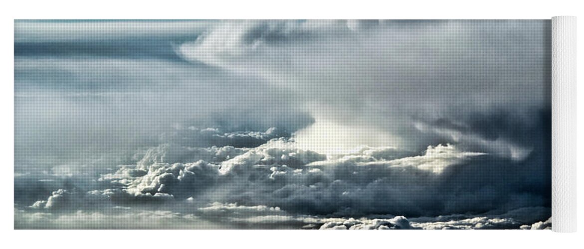 Clouds Yoga Mat featuring the photograph Clouds by Christopher Holmes