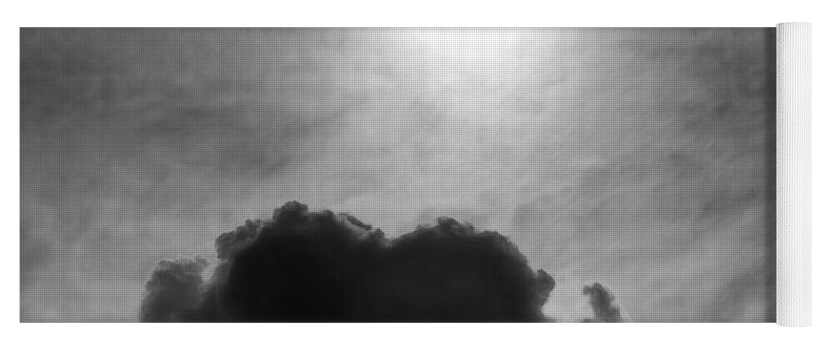 Atmosphere Yoga Mat featuring the photograph Cloudscape XIV BW SQ by David Gordon