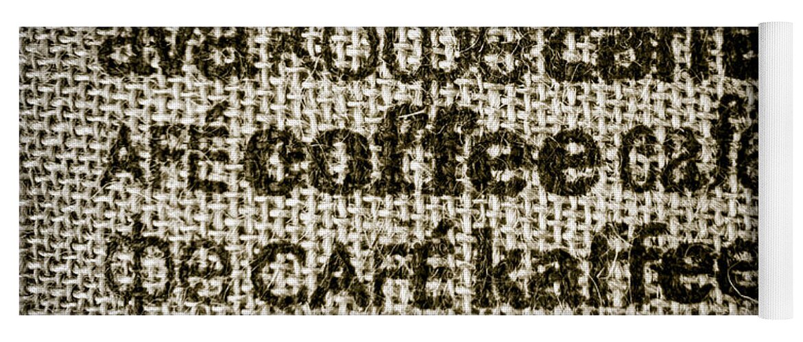 Antique Yoga Mat featuring the photograph Coffee Coffee Coffee by Alexey Stiop