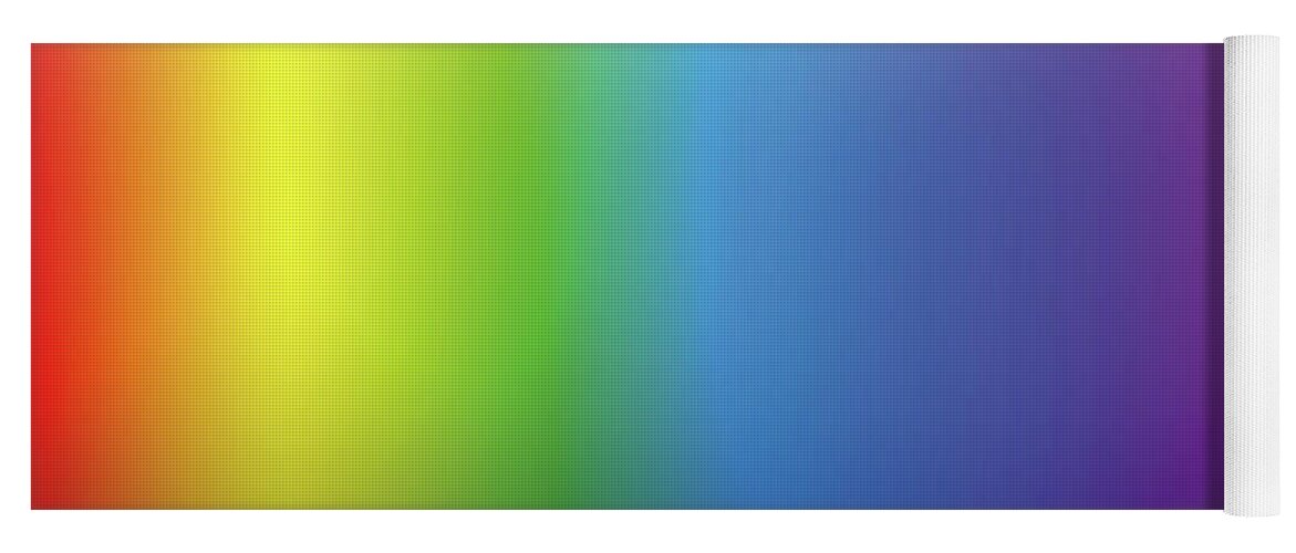Color Spectrum Visible Light Square Yoga Mat