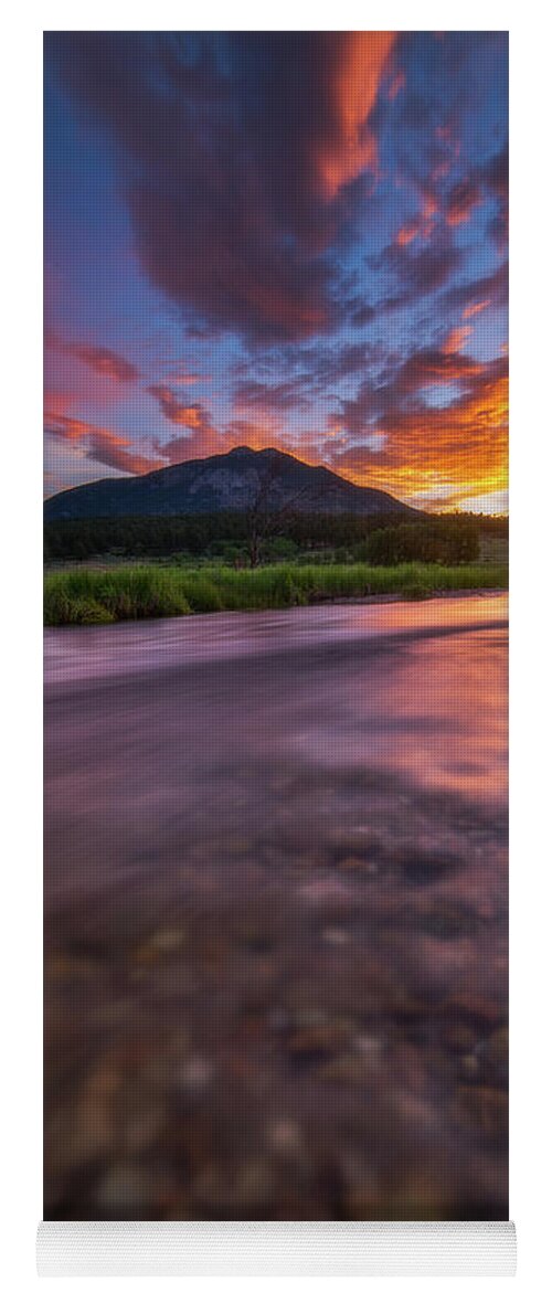 Sunrise Yoga Mat featuring the photograph Colorado Morning by Darren White