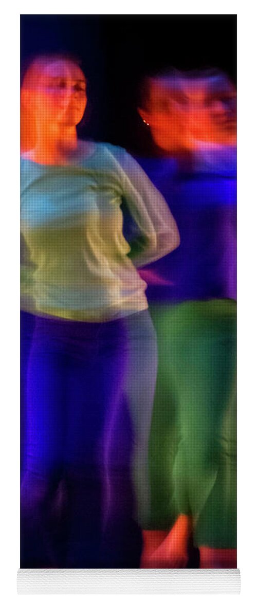 Modern Dance Yoga Mat featuring the photograph Colorful Duet by Frederic A Reinecke