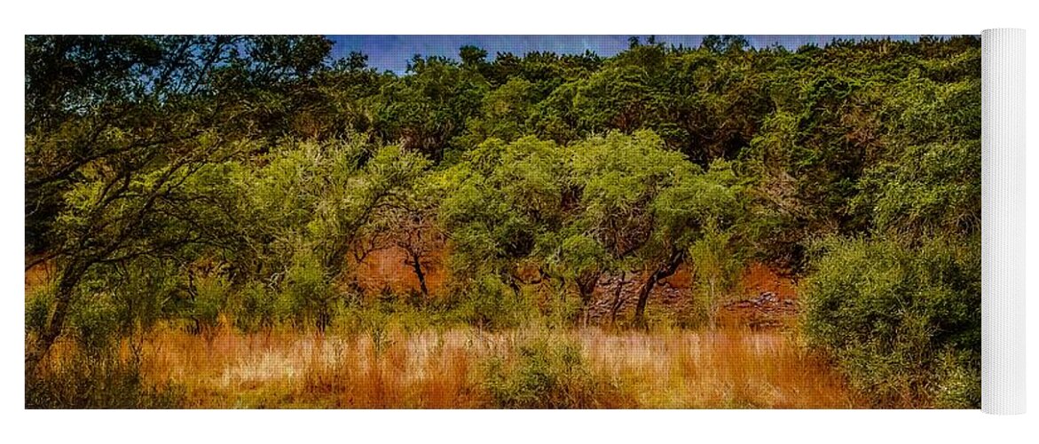 Texas Yoga Mat featuring the photograph Comanche Country by Jon Burch Photography