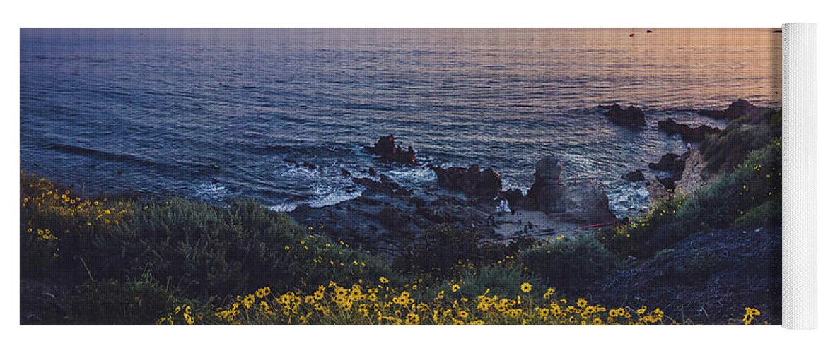 Bloom Yoga Mat featuring the photograph Corona Del Mar Super Bloom by Andy Konieczny