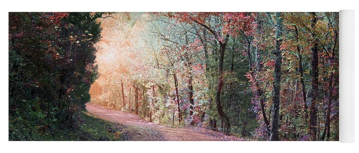 Country Yoga Mat featuring the photograph Country Road by Bill Stephens