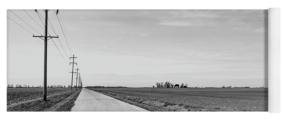 Rural Yoga Mat featuring the photograph Country Roads by Holly Ross