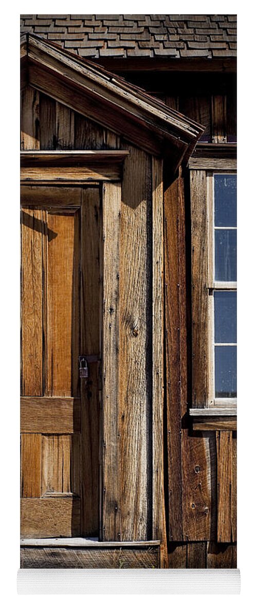 Wooden Door Yoga Mat featuring the photograph Craftsmanship by Kelley King