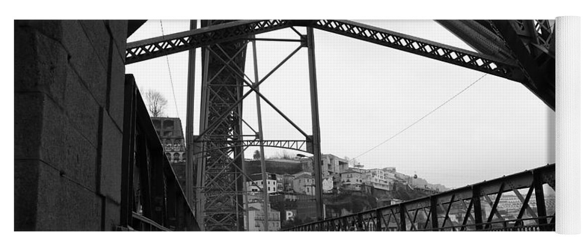Bridge Yoga Mat featuring the photograph Crossing the bridge by Lukasz Ryszka