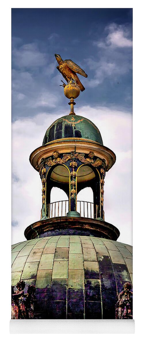 Endre Yoga Mat featuring the photograph Cupola At Sans Souci by Endre Balogh