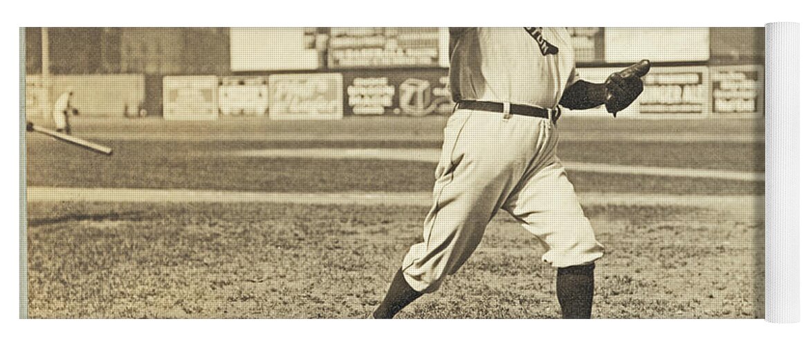 Cy Young Yoga Mat featuring the photograph Cy Young July 23rd 1908 by Nautical Chartworks