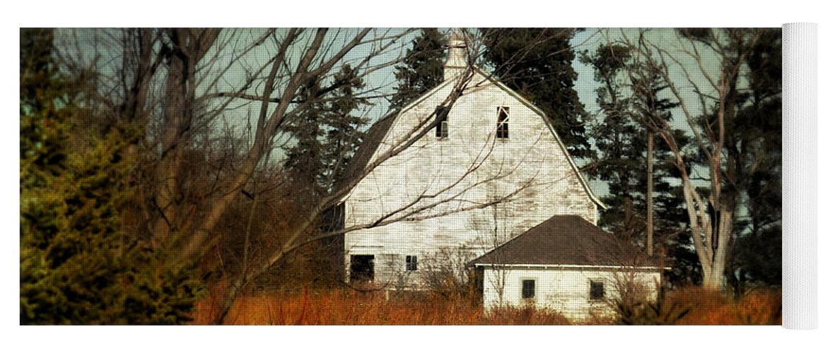 Barn Yoga Mat featuring the photograph Days Gone by by Julie Hamilton