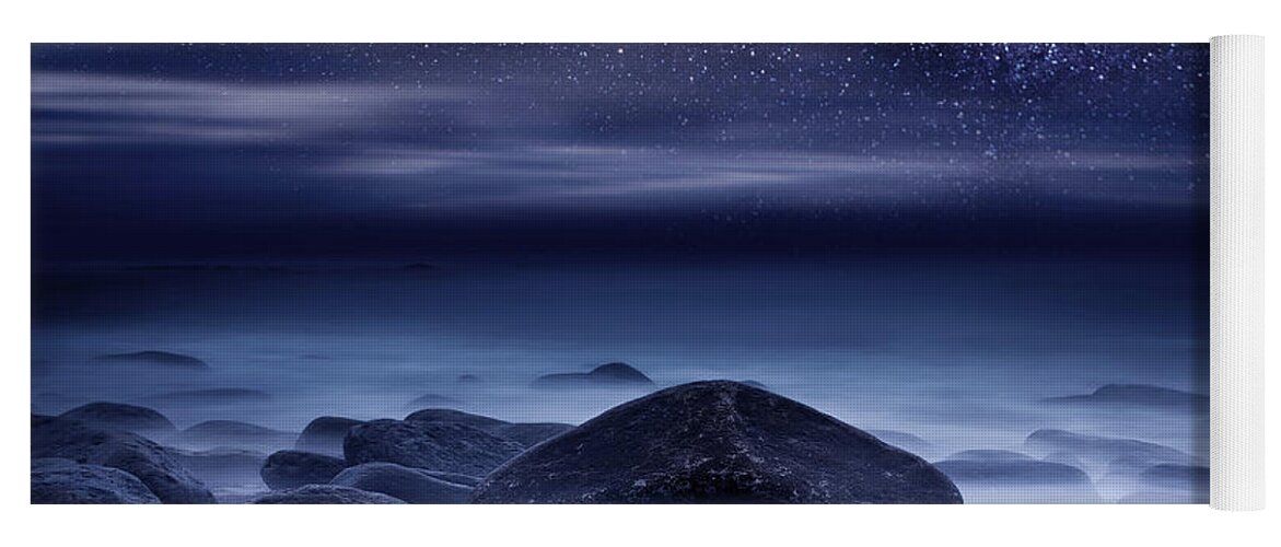 Night Yoga Mat featuring the photograph De Profundis by Jorge Maia
