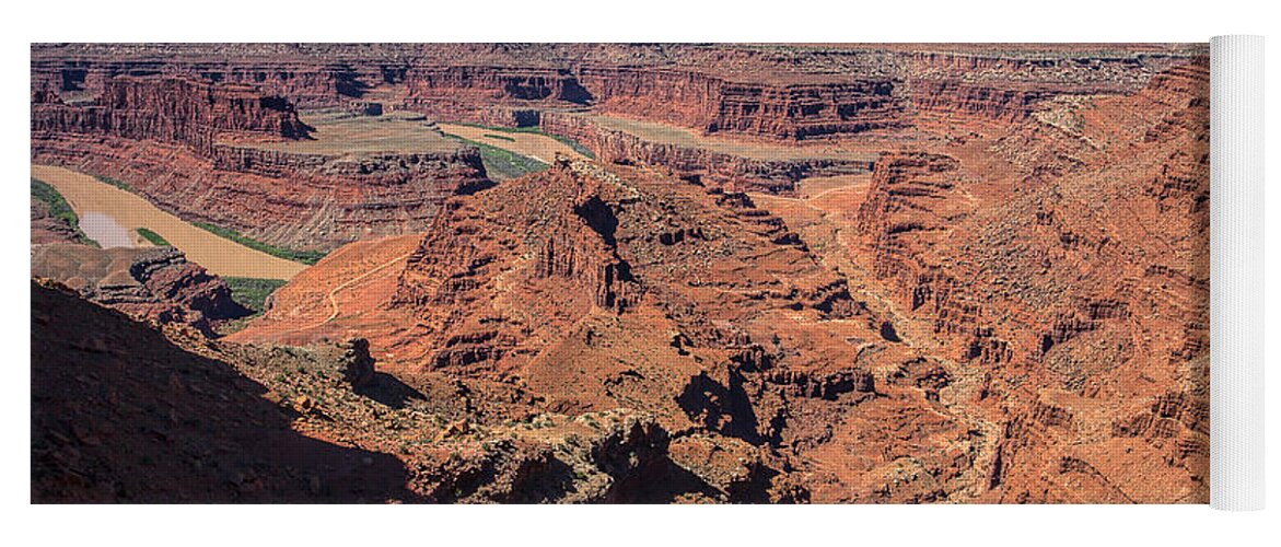  Red Rocks Yoga Mat featuring the photograph Dead Horse Point by Jim Garrison