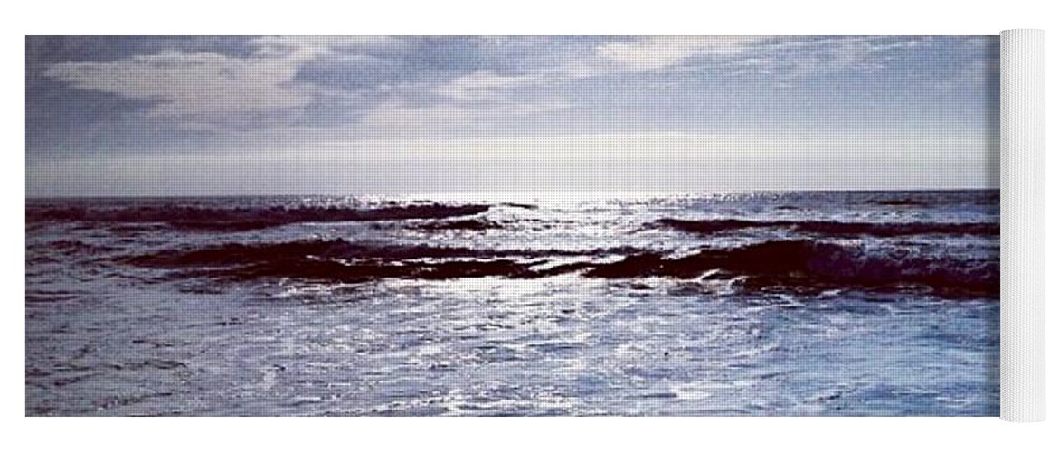 Pacific Ocean Yoga Mat featuring the photograph Del Mar Storm by Denise Railey