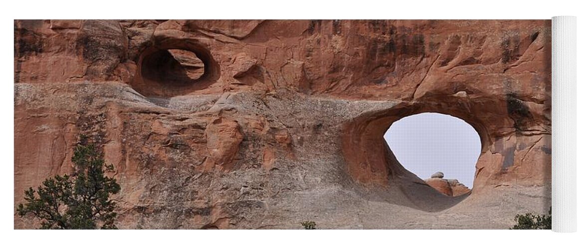 Arches National Park Yoga Mat featuring the photograph Devils Garden by Frank Madia