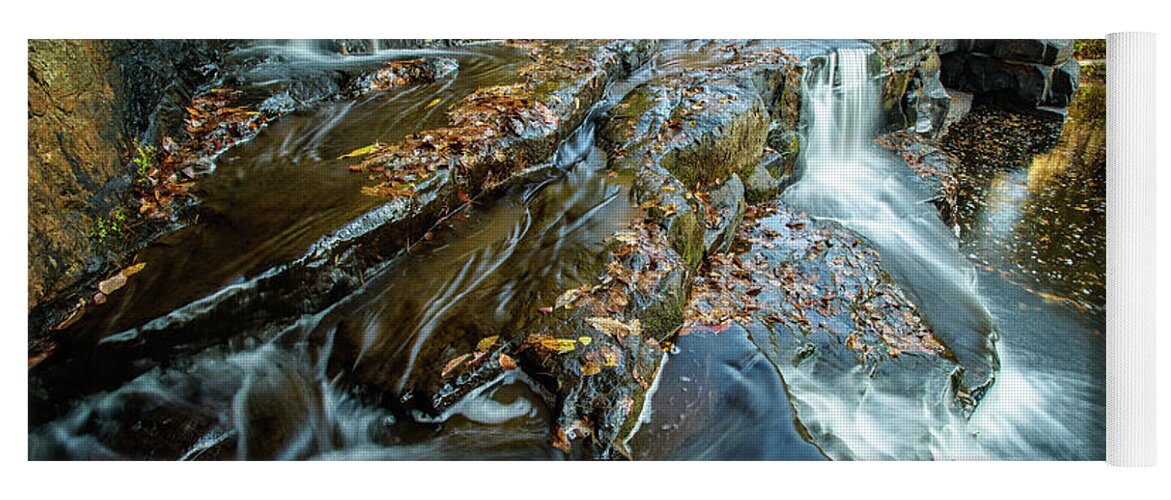 Landscape Yoga Mat featuring the photograph Dismal Creek Falls #2 by Joe Shrader
