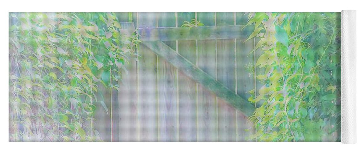 Garden Yoga Mat featuring the photograph Do I want to Leave the Garden by Merle Grenz