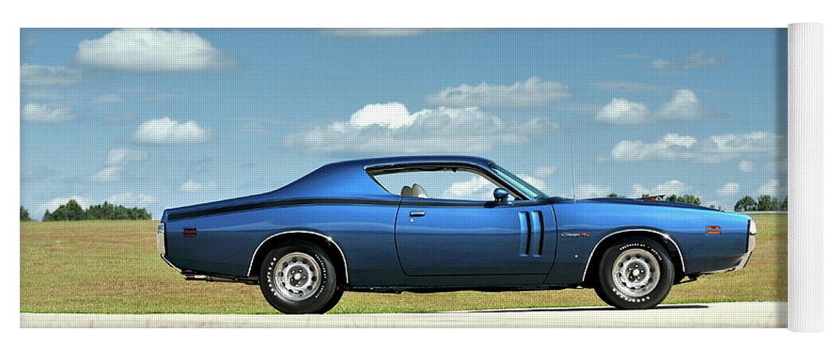 Dodge Charger Rt Yoga Mat featuring the photograph Dodge Charger RT by Jackie Russo