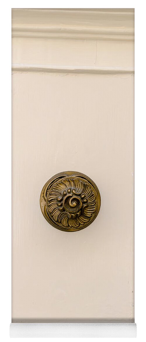 Ancient Yoga Mat featuring the photograph Door Knobs of the world 29 by Sotiris Filippou