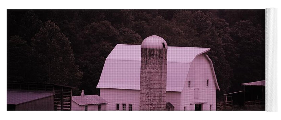 Barn Yoga Mat featuring the photograph Down on the Farm by Eric Liller