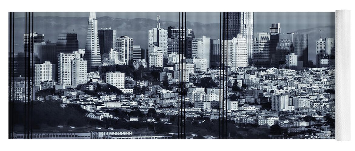Sfo Yoga Mat featuring the photograph Downtown San Francisco by Doug Sturgess