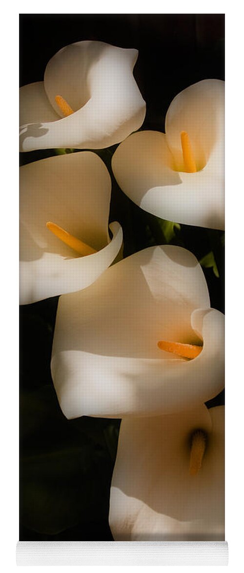 Calla Lily Yoga Mat featuring the photograph Dreamy Lilies by Mick Burkey