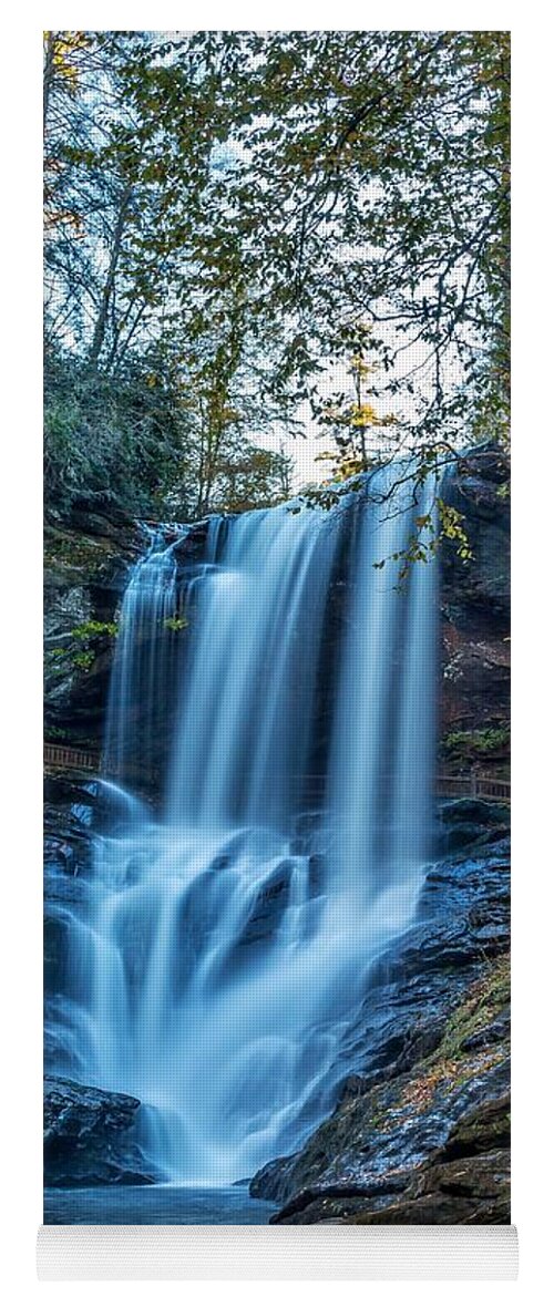 Dry Falls Yoga Mat featuring the photograph Dry Falls From The Base by Chris Berrier