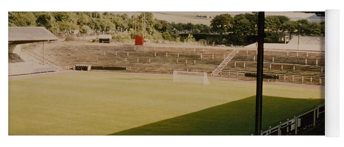  Yoga Mat featuring the photograph Dunfermline Athletic - East End Park - East End 1 - 1980s by Legendary Football Grounds